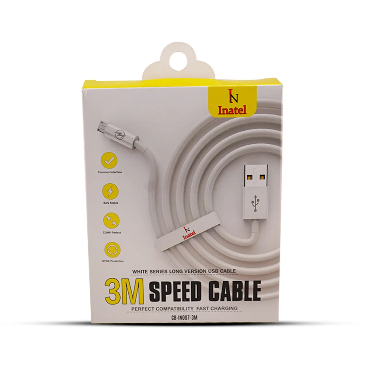 Câble USB vers micro-USB 3 mètres CB-IN007